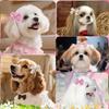 8pcs Pet Bow Hair Clips Set, Dog Hair Accessories, Cat Hair Clips, Cute Bow French Bulldog Cat Hair Decor, Holiday Decoration (Random Colors)