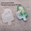 5PCS DIY Crystal Drip Glue Flowing Sand Pendant Mold Moon Love Cat Face Irregular Hanging Pendant Silicone Mold