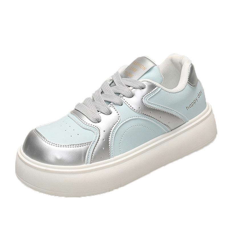 Autumn New Sports Versatile Platform White Shoes Women's Original Board Shoes Casual Bread Shoes