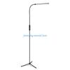 Y5GD Remote Control Dimmable Standing Light US Plug LED Floor Lamp 12W Flexible Gooseneck for Touch Dimming for Study Living
