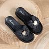 Fashion Fashion Internet Celebrity Korean Version of Summer Outer Slippers Women Thick Bottom One-word Drag Non-slip Beach Cool Slippers
