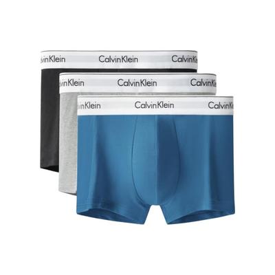 Modern Gravity Jacquard Cotton Anti-Chafing Boxer Briefs Three-Pack Men Underwear NB1085