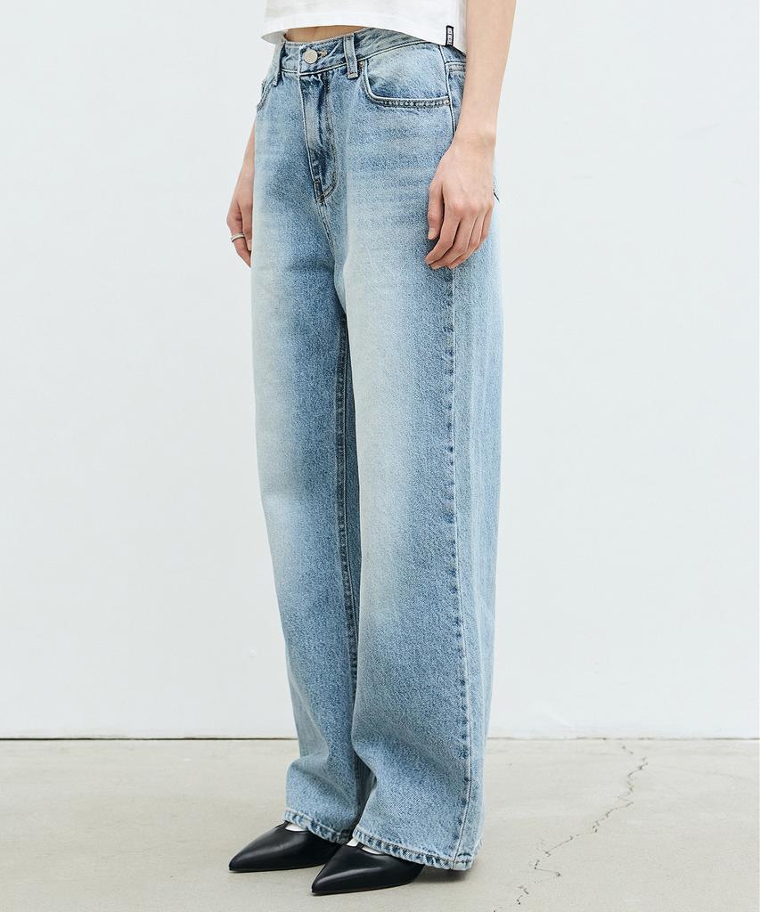 Nigaennikol Minimal Washing Wide Denim_Blue