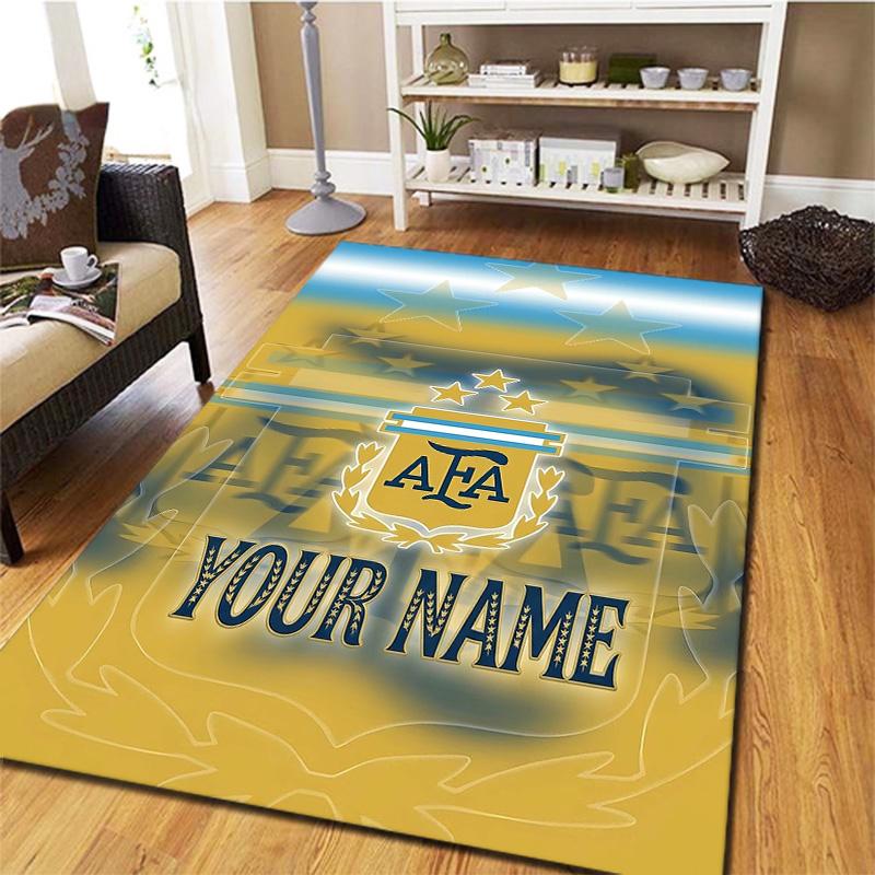 Argentina Champions Custom Name Carpet Rug For Living Room Bedroom Home Sofa Decoration Kids Play Nonslip Floor Mat