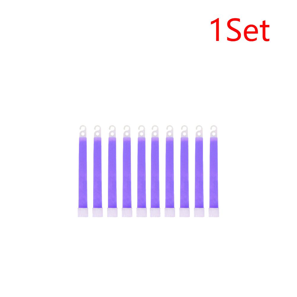 1-2Set Glow Sticks Waterproof 6 Inch Concert Party Outdoor Emergency Light Stick with Hook Non-toxic Hiking Camping Equipment