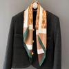 Women  New Style Headscarf The Four Seasons Design Kerchief Popular 70X70Cm Square Scarves Luxury Sunscreen Beach Silk Hijab