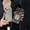 Rhinestone for IPhone16promax Mirror Phone Case for Apple 17 Letter Flower 14 Love Hard Shell Luxury