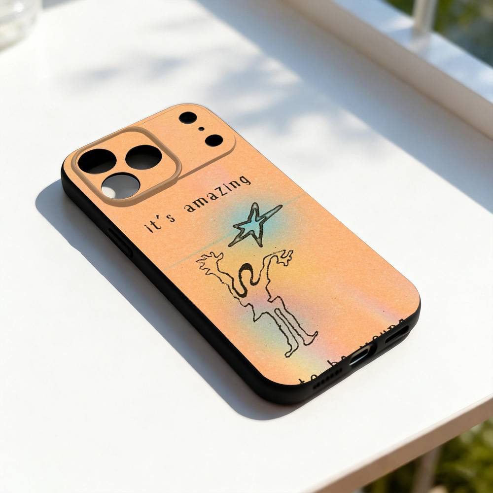 Fontaines DC Romance Cool Phone Case For iPhone 17,16,15,14,13,12,11,Pro,Max,Plus,E,SE4,Air,Mini Black Soft Cover