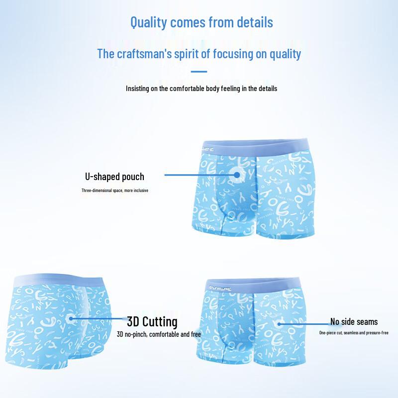 JEANSWEST Herrisilk Boxershorts 4-pack