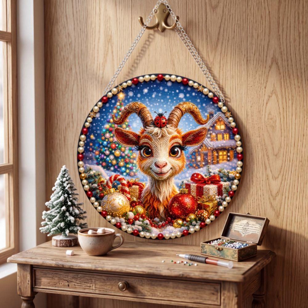 Acrylic Board Christmas Diamond Painting Set DIY Diamond Painting Craft Set  Holiday Gift