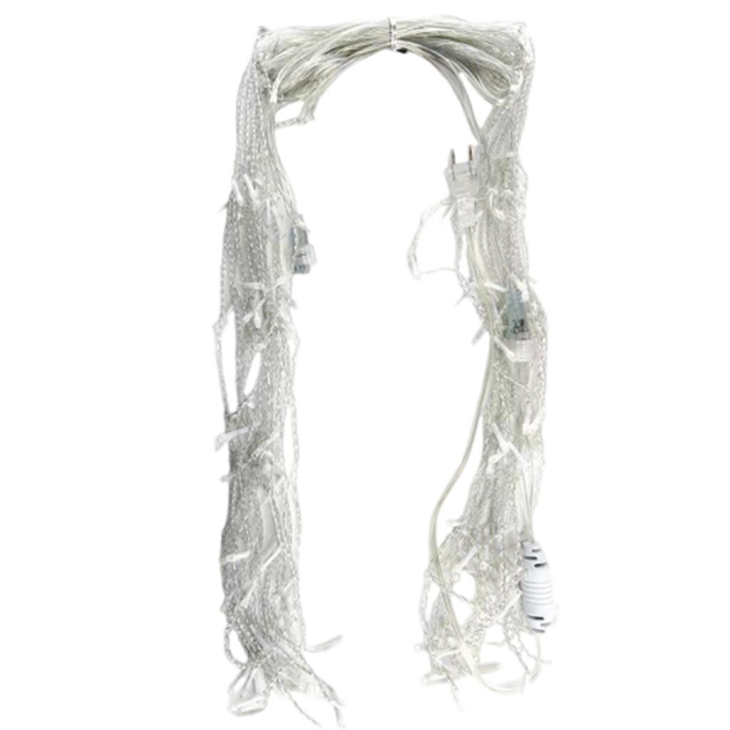 Outdoor Waterproof Curtain String Lights 5 Meters 168 LED Bulbs Suitable for Garden Patio Balcony Decoration and Events