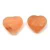 Windfulogo 2pcs Heart Shaped Himalayan Salt Massage Stone Cold Rock Kit for Facial Spa