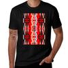 Anishinaabe Red Line Art 1 Tshirt Modern Style Print Tshirt