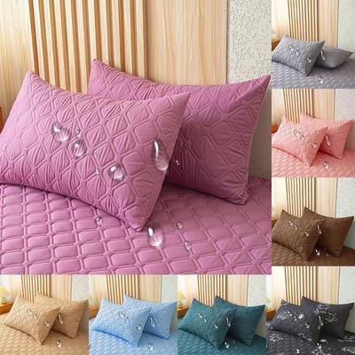 Super Waterproof Pillowcase For Bedroom 48x74cm 2 Pieces Waterproof Pillowcase Waterproof Cushion Cover For Pillows Outer Cover