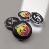 4ks 56mm/60mm 5,6cm/6cm Abarth logo odznak na auto Krytky středových krytů kol auta Refit ráfků auta Prachotěsné kryty odznaků Stylingové příslušenství