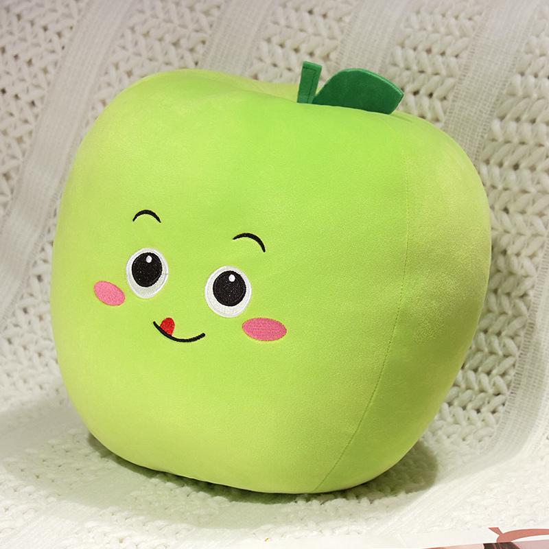 Simulation Fruit Plush Toy Stuffed Watermelon Strawberry Orange Pear Avocado Apple Pillow Soft Food Doll Kids Birthday Gift