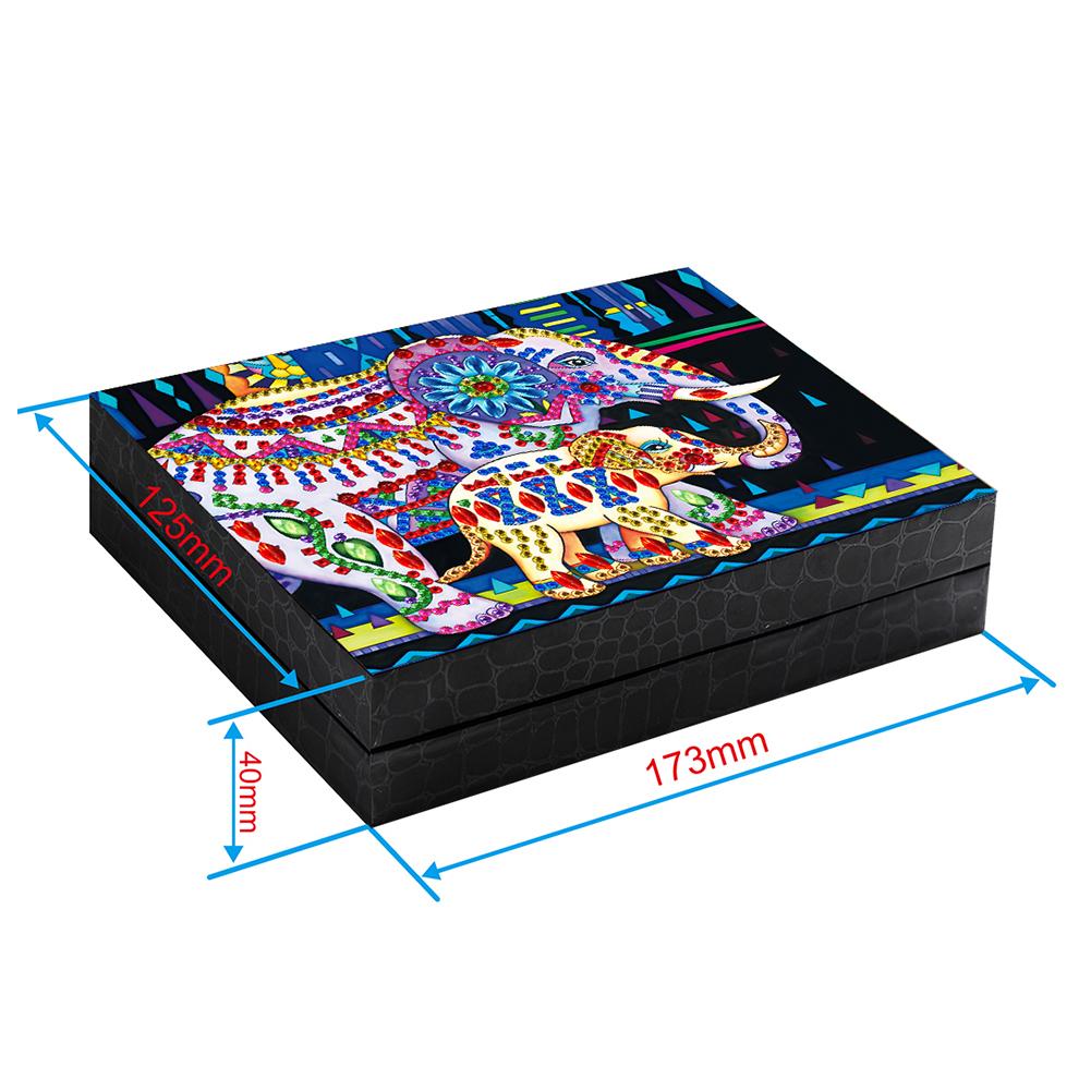 5D DIY Special Shaped Diamond Painting Jewelry Box Storage box Diamond Mosaic Embroidery Kits Christmas Container Home Decor