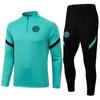 Trainingskleidung, Fußballkleidung, Langarm-Hauptset, Trikot mit halbem Reißverschluss.