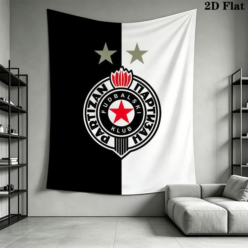 Partizan poster Wall Hanging Printed Fabric Blanket Decorative Tapestries for Bedroom Living Room Home Decor