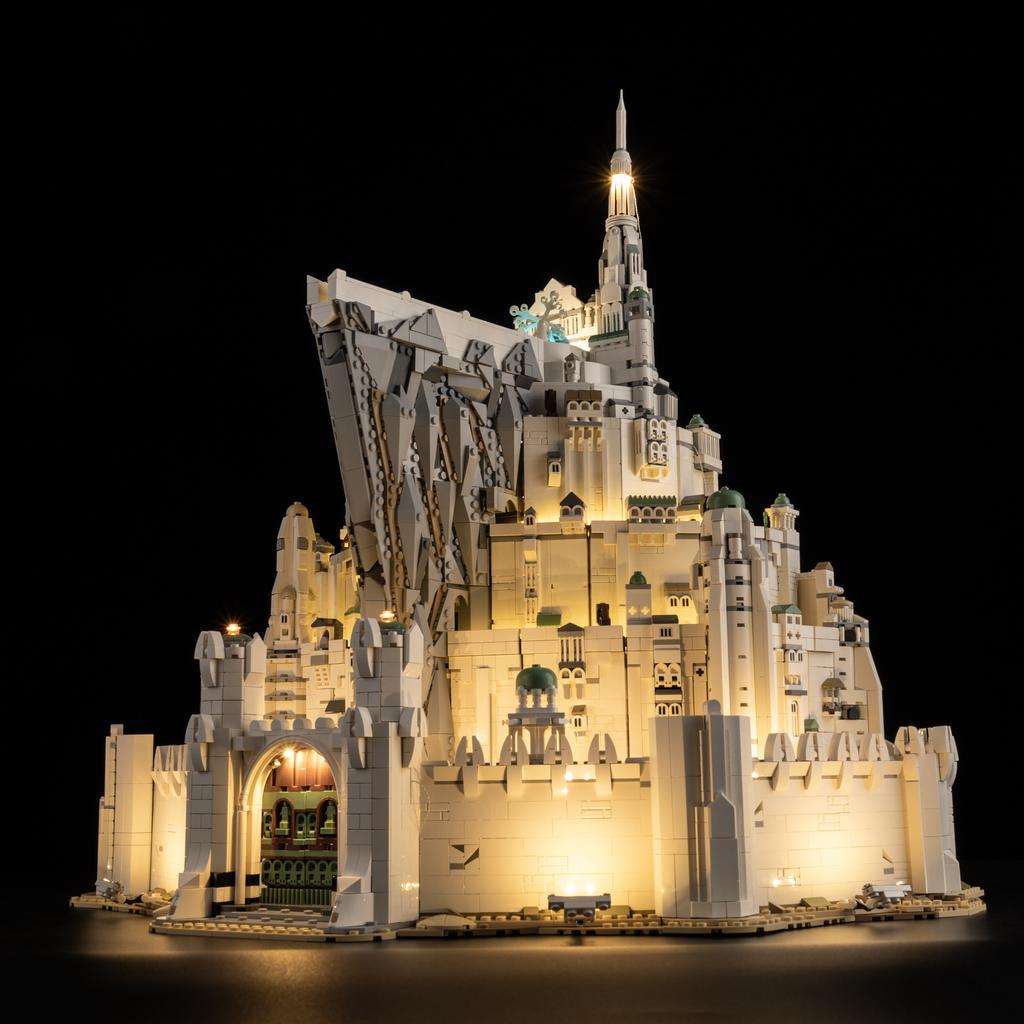 DIY LED Lighting Kit For Lego 11377 The Lord of the Rings: Minas Tirith™ Light Kit Building Block Toy Decoration Adjustable Lighting Accessories