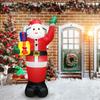Christmas Inflatable Santa Claus Lighted Blow Up Christmas Yard Decoration