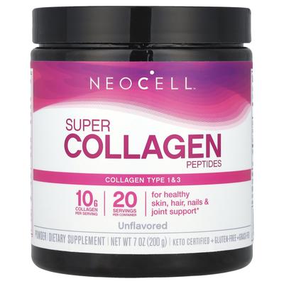 Péptidos de supercolágeno, sin sabor, 7 oz (200 g)