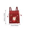 Weihnachtsmann Weihnachtsgeschenktasche Schneemann Kordelzug Handtasche Tragbare Schulter Aufbewahrungstasche Reise