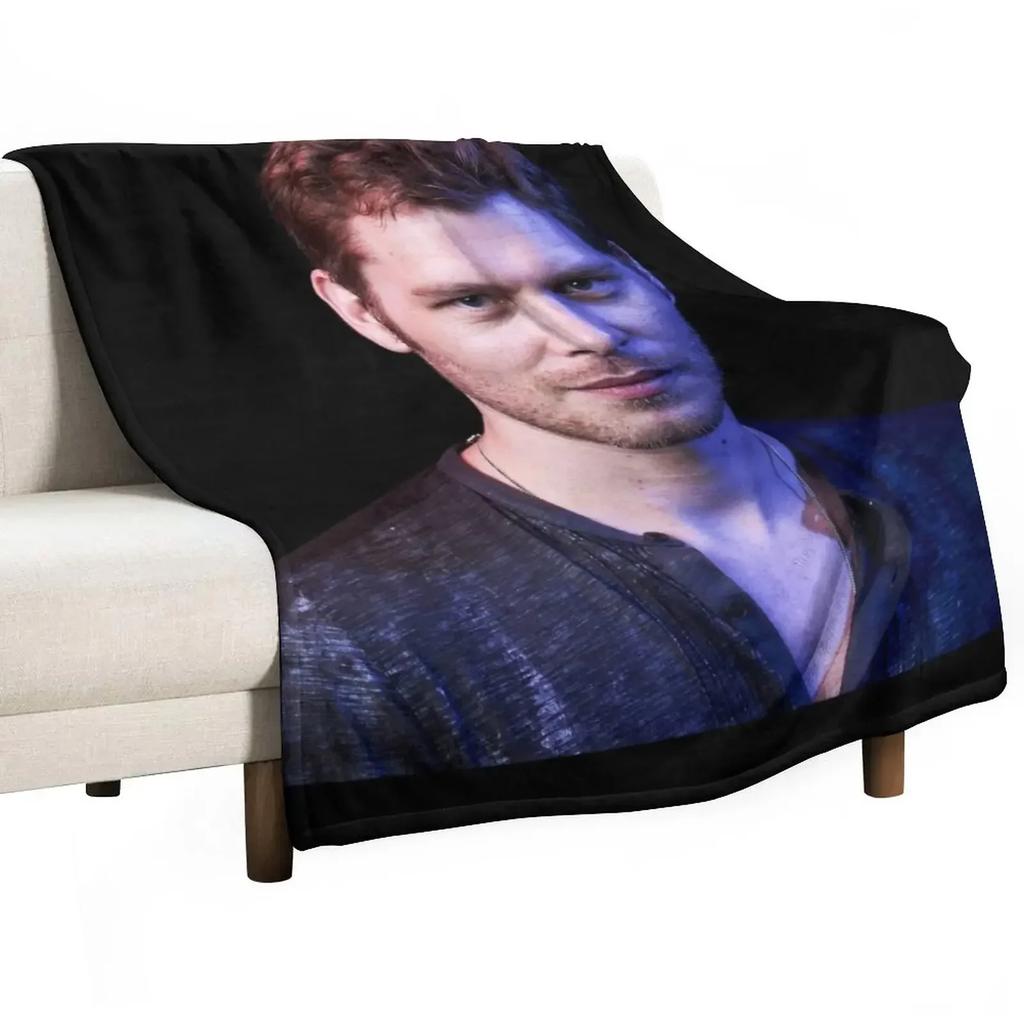Nieuw Klaus Mikaelson de Originals Plaid Pluche Grote Bank Luxe Flanellen Flanellen Stof Winterbedden Dekens