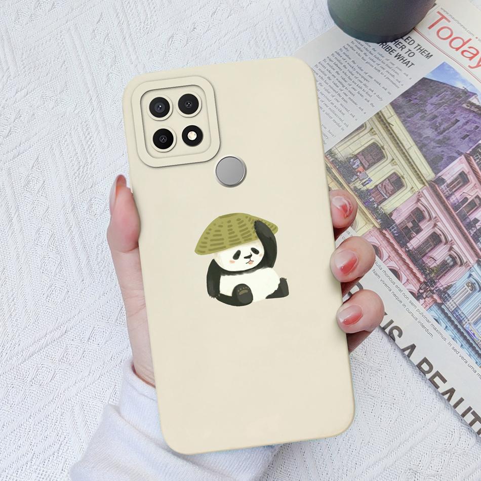 Custodie Per OPPO A15 A15S A16K A16E Design Carino Morbido Silicone Liquido Protezione Fotocamera Migliorata Cover Posteriore Per OPPO A 16K 16E Coque