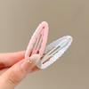 6pcs New Cute Floral Hair Clip Girl Check Sweet Colored Bangs Clip BB Clip Hair Accessories
