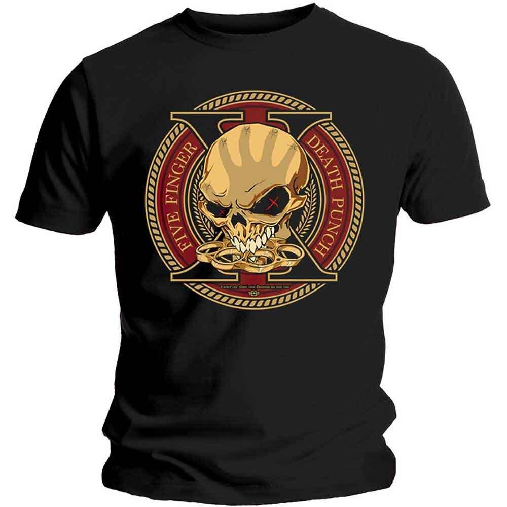 Five Finger Death Punch Decade of Destruction T-Shirt Black New Unisex T-Shirt L