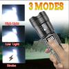 High Power LED Flashlights Rechargeable 3mode Lamp Portable Military Tactical Lantern Zoom Torch Light Outdoor Camping Fishing