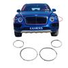 Bentley Bentayga 2017 Headlight Chrome Decorative Strip In Black Chrome Style