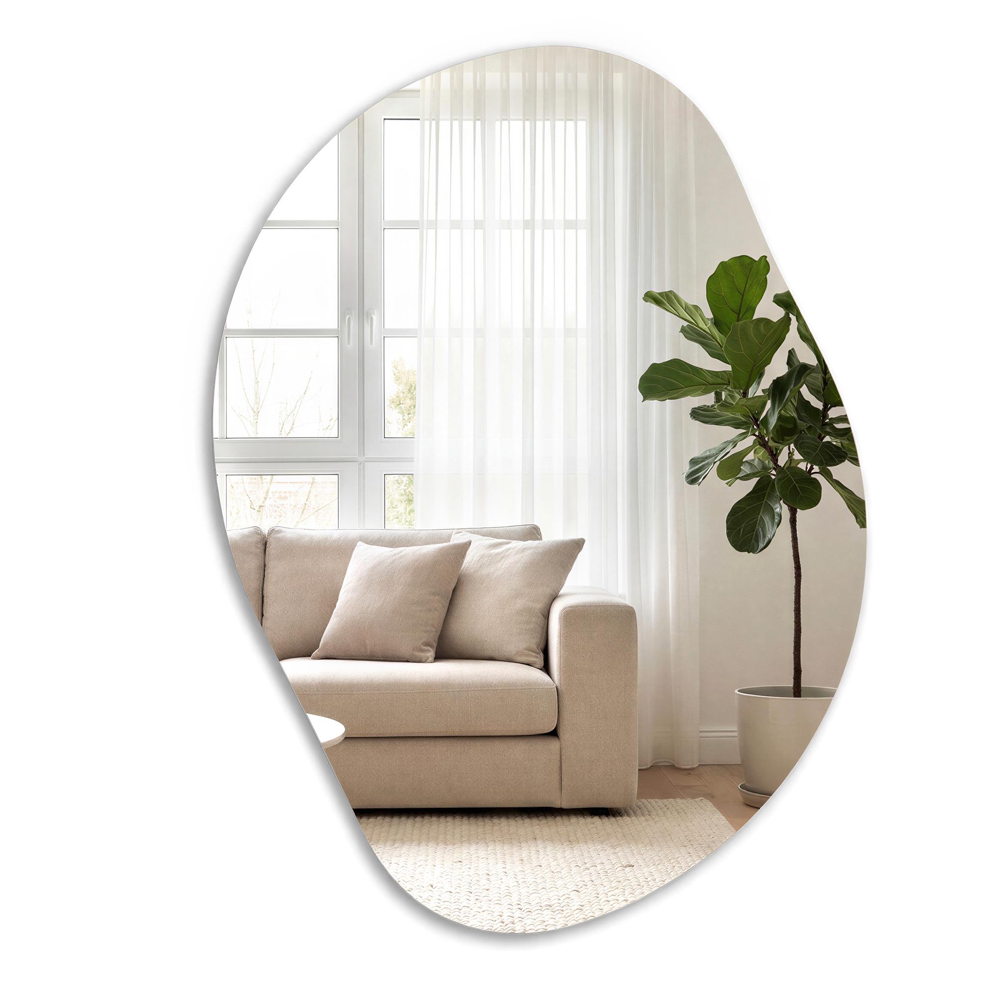 SONGMICS Sienas spogulis, 60 x 45