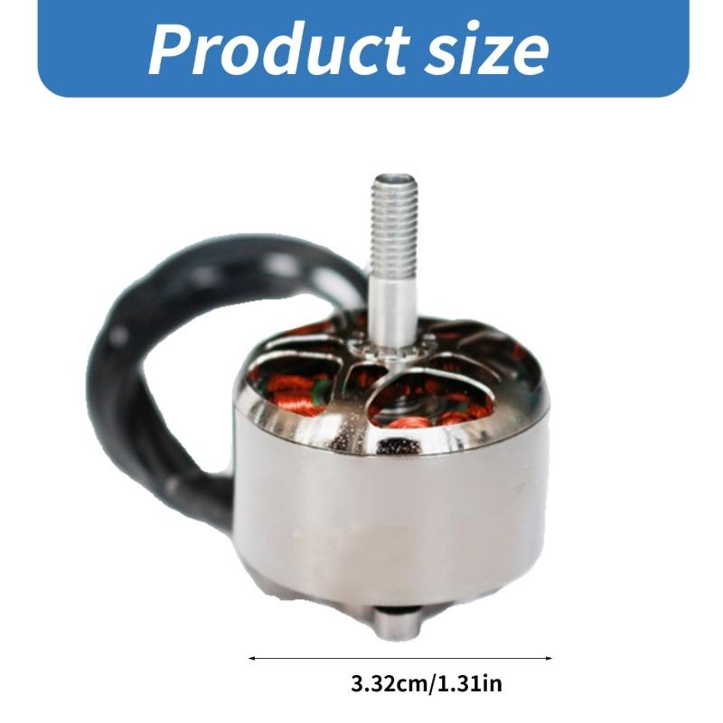 High Efficiency Drones Motor 2814 Series Precisions Bearings, Anodized Metal, 3-6S 730KV 830KV Power