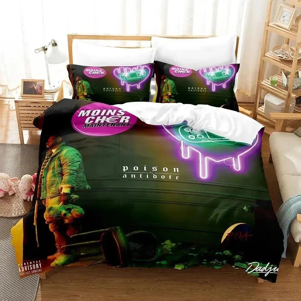 3D Print Singer Dadju Prince Dadj Bedding Set Duvet Cover Bed Set Quilt Cover Pillowcase Comforter King Queen Size Boys Adult
