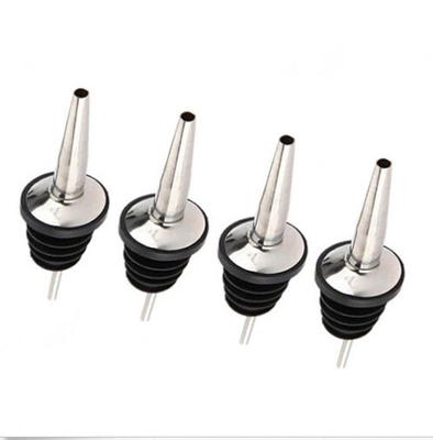 4Pcs Stainless Steel Liquor Spirit Pourer Flow Wine Bottle Pour Spout Stopper