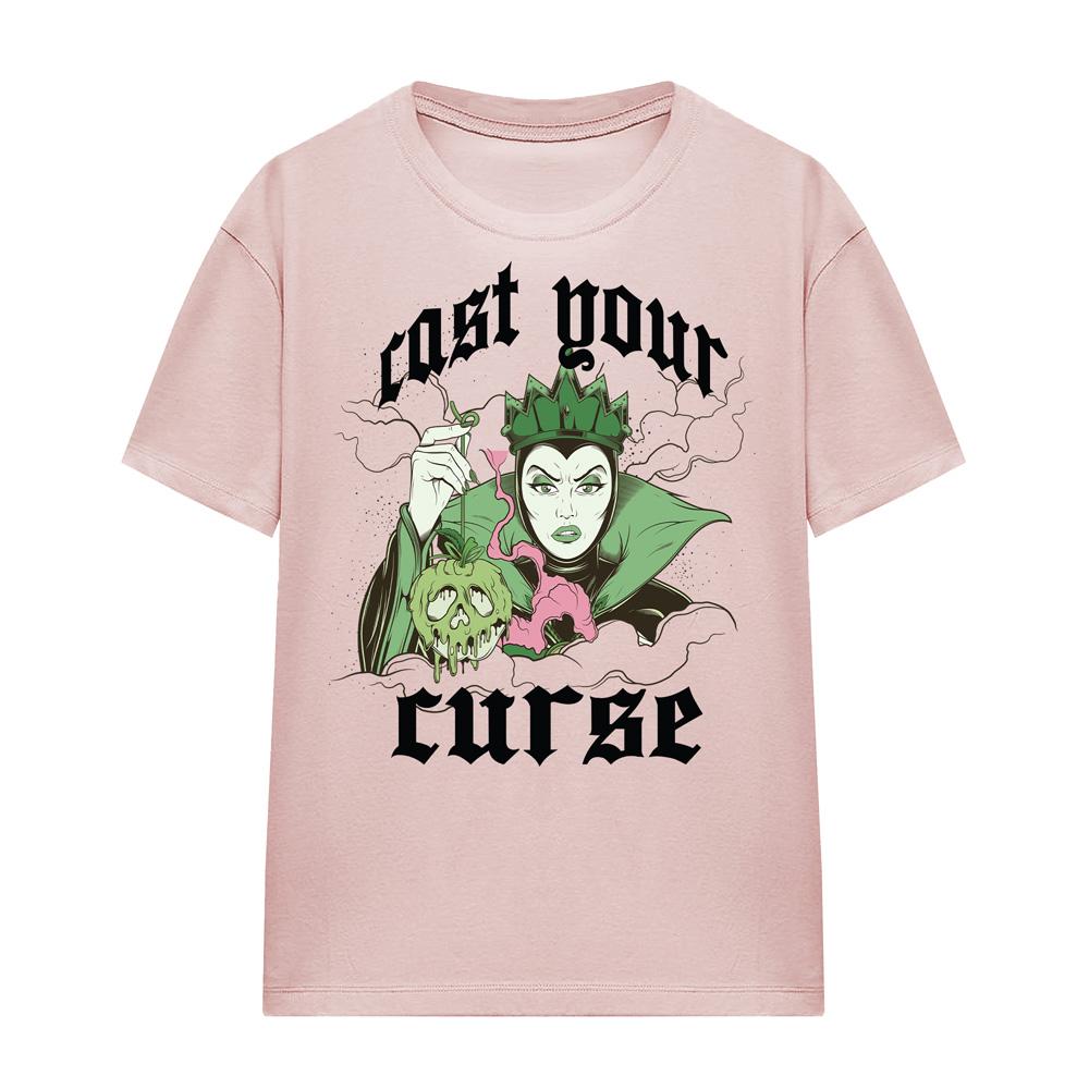 Maleficent Womens/Ladies Cast Your Curse Villains T-Shirt