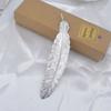 Metal Feather Inspired Bookmark Artistic Detailing Crafting Student Appreciation