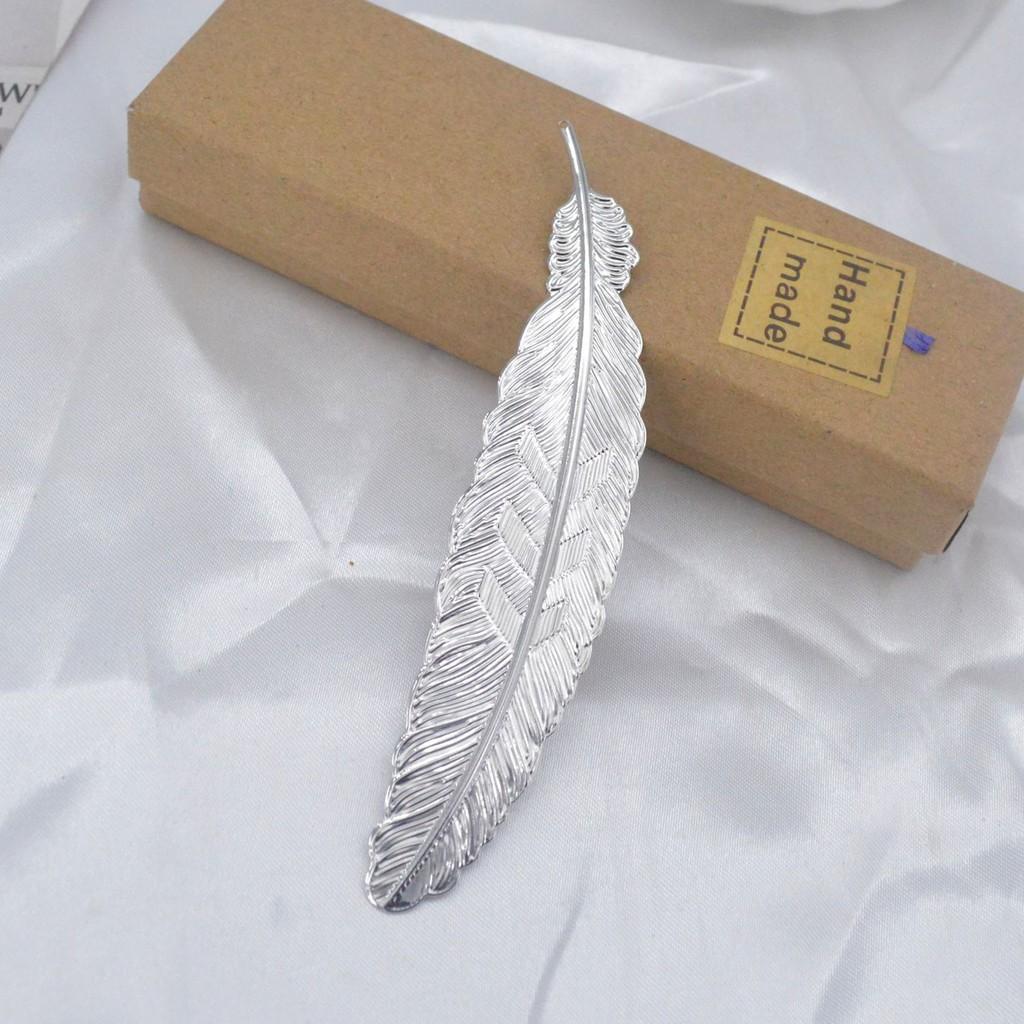 Metal Inspired Feather Bookmark Artistic Detailing Crafting Student Appreciation