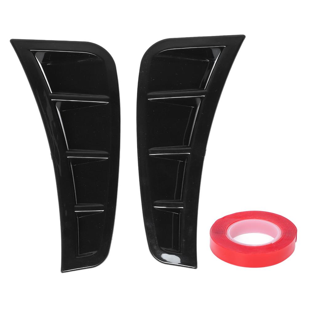 1 Pair Front Bumper Side Spoiler Left Right Shockproof Front Bumper Splitter Side Body Kit Trim for Accord Civic Glossy