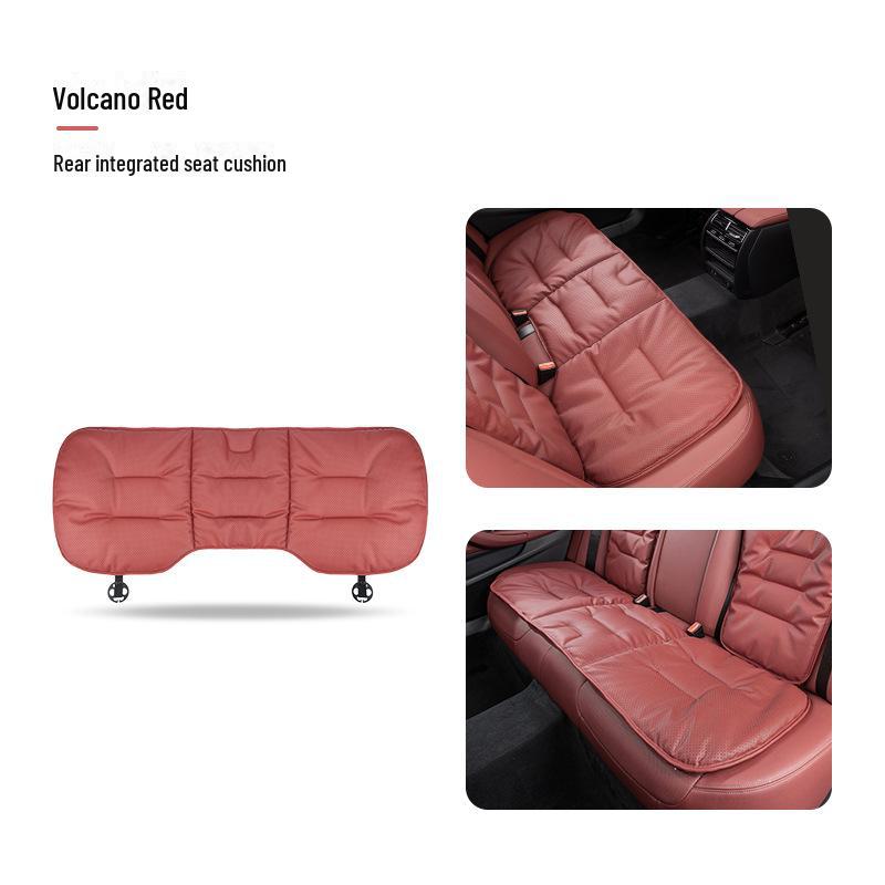 Universal Ventilated Nappa Leather Car Seat Cushions - Four Seasons, Breathable, High-Grade, Perforated Design for All Models.