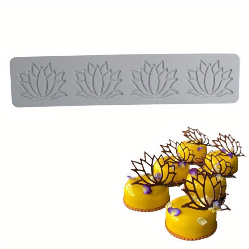 1pc Silicone Lace Mat Set for Cake Decorating, Sugarcraft, Chocolate & Fondant Molds - DIY Baking Tool