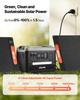 Portable Power Station, 2400W Portable Solar Generator with 2PCS * 200W Foldable Solar Panels, 2160Wh Expandable LiFePO4 Battery Backup with 10 Output