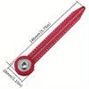 Woodworking Scribing Gauge with Pocket Clip Aluminum Woodworking Compass Chart Tool,High Precision Marking Measuring Ruler -Woodworking Scribing Gauge