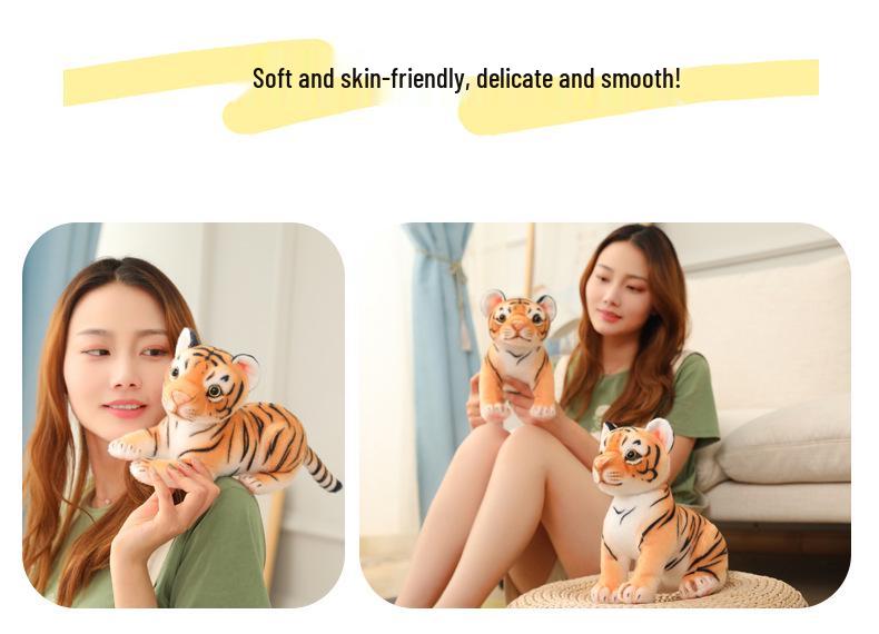 Creative Cartoon Little Tiger Plush Toy Doll - Year of the Tiger Claw Machine Prize