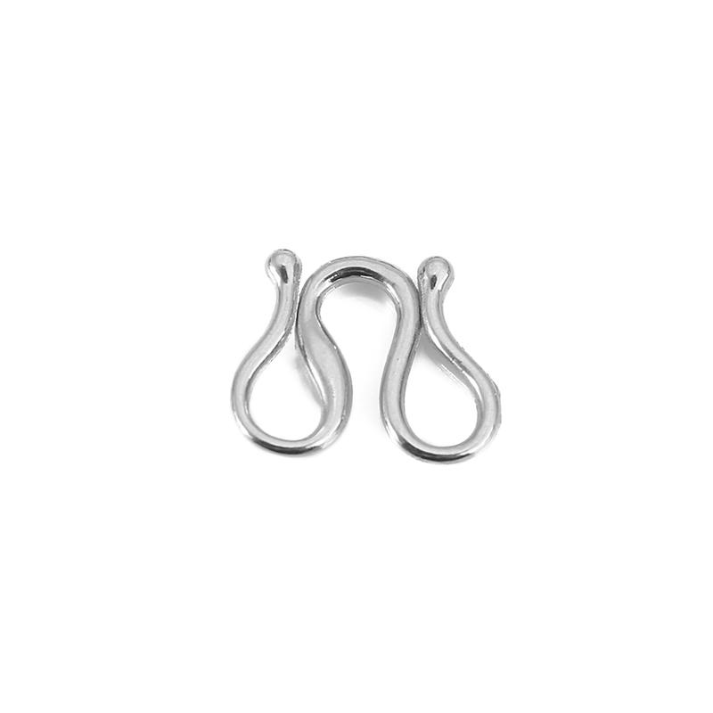 

10pcs PVD Never Fade Stainless Steel Necklace Clasps Hooks Strong S W Shape End End Connectors For Jewelry Making Accessories