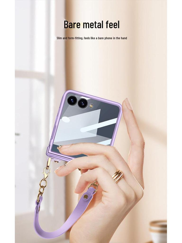 Samsung Z Flip7 Luxury Women's Phone Case with Full Hinge Coverage and Handbag Design