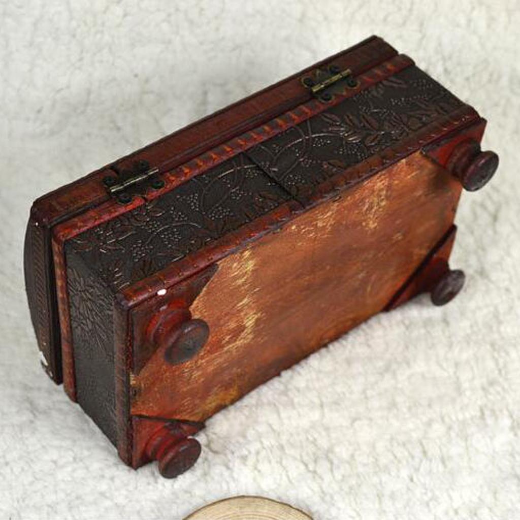 2pcs Vintage Display Stand Ring Holder Showcase Accessory Organizer Tray