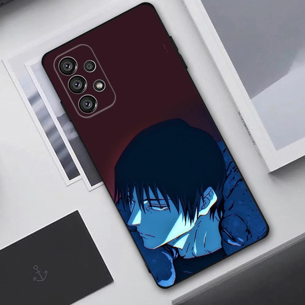 Anime Fushiguro Toji Phone Case For Samsung Galaxy A20,A21s,A22,A31,A32,A52,A53,A72,73,A80,A91 Soft Black Cover